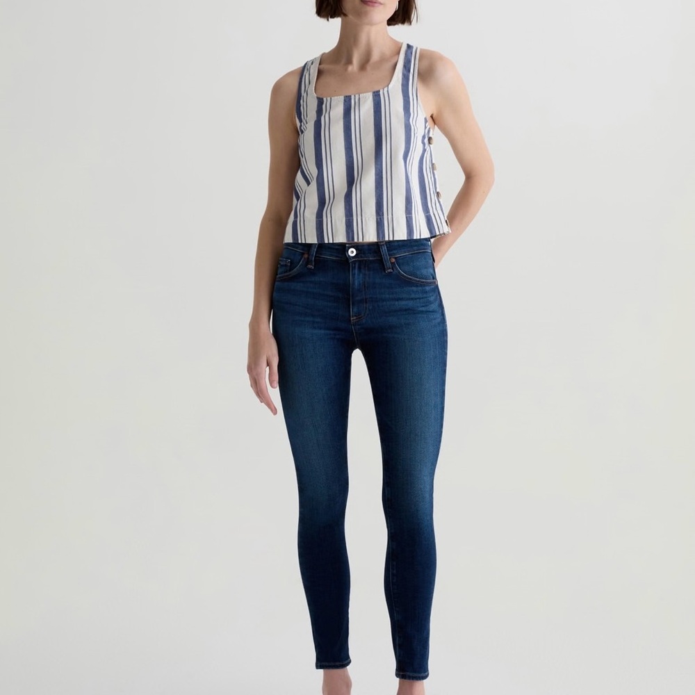 AG Farrah Mid-rise Ankle Skinny Jeans